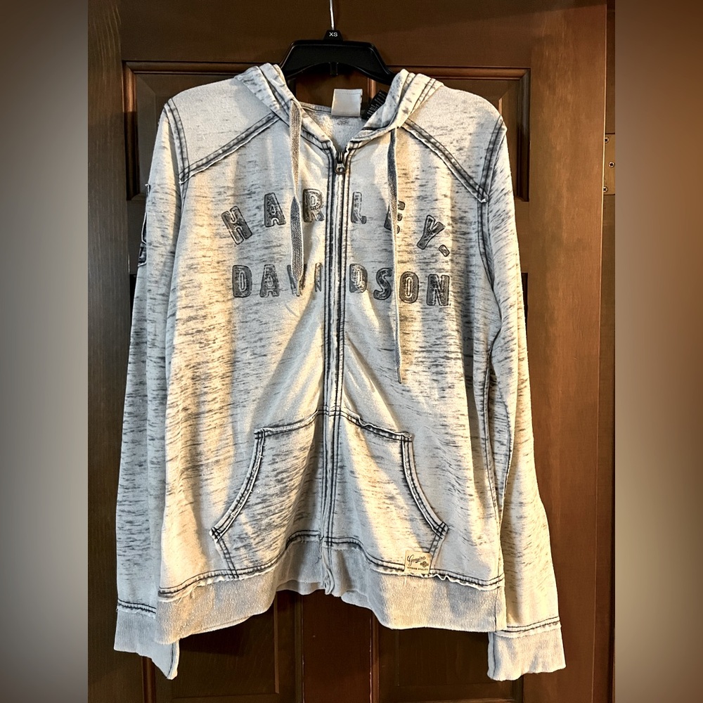 Harley Davidson zip up sweatshirt